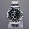 Stainless Steel Sub-Dials Quartz Business Watch