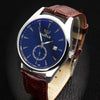 Fashion Leather Luminous Hands Quartz Watch