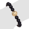 Buddha Bead Lion Head Bracelet various sizes available