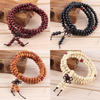 Buddhist Beads Natural Sandalwood 6mm Buddha Meditation Wood Prayer Bead Mala Bracelet - HOT Selling
