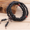 Buddhist Beads Natural Sandalwood 6mm Buddha Meditation Wood Prayer Bead Mala Bracelet - HOT Selling
