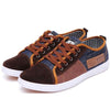 Men Casual shoes patchwork lace-up