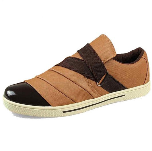 Patchwork Stylish Shoe Male Slip-on Flat Canva