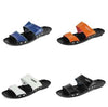 British fashion man sandals genuine cow leather