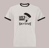 Men's T-shirt Life's Short Skydive, skydiving parachute skydiver