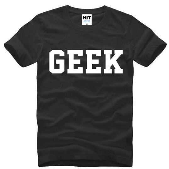 Topshop Letter Printed GEEK T-shirt